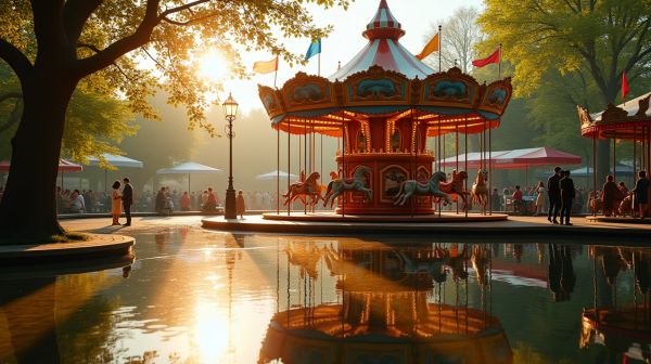 Transformez vos événements avec la location de carrousels